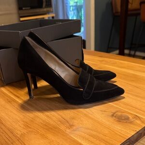 Ann Taylor Black Suede Women's heels